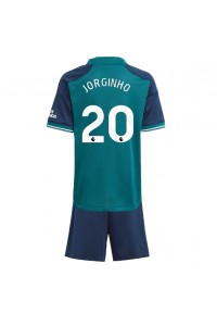 Fotbalové Dres Arsenal Jorginho Frello #20 Dětské Třetí Oblečení 2023-24 Krátký Rukáv (+ trenýrky)